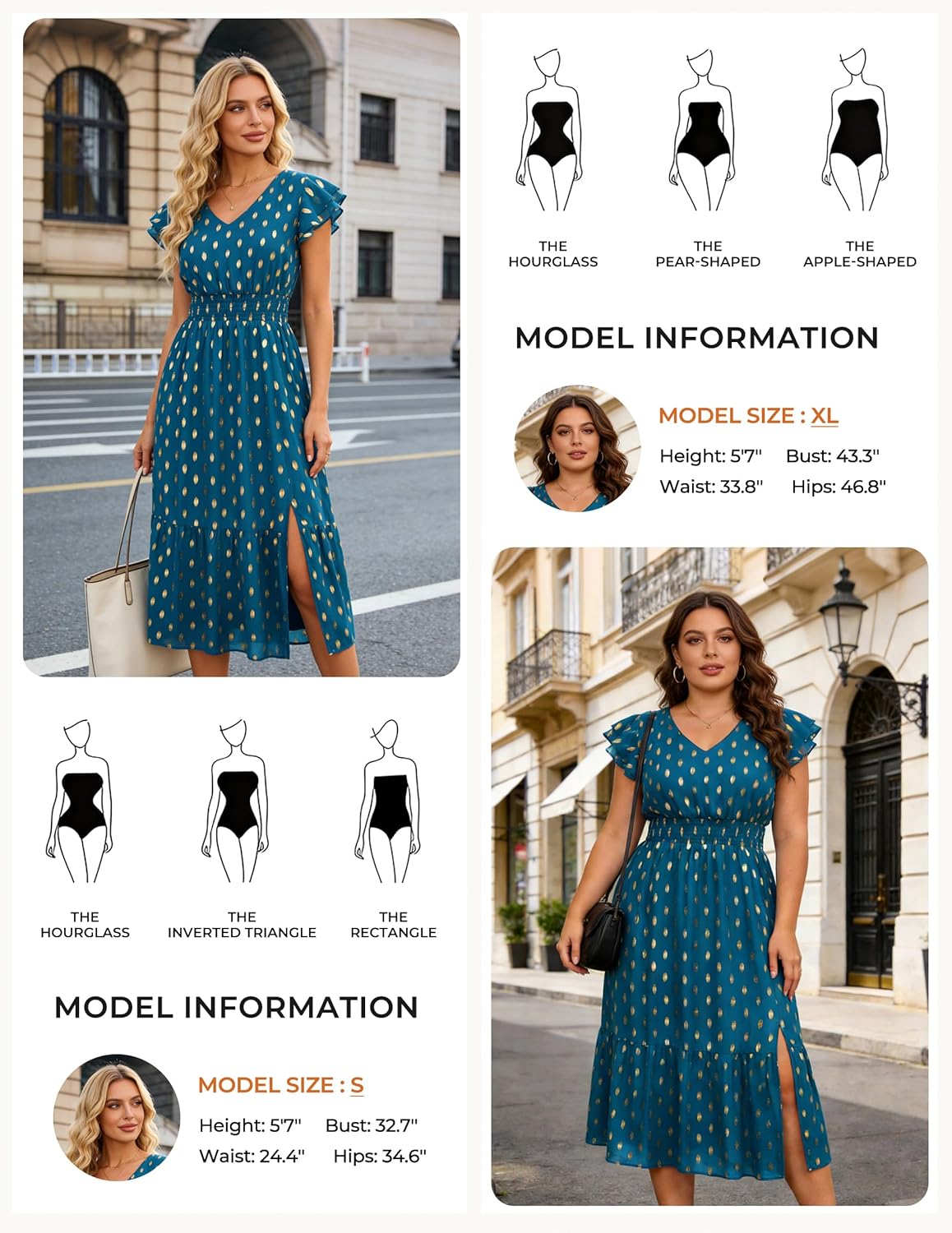 Thumbnail 5 de GRACE KARIN 2026 Women's Summer Dress: V-Neck Ruffle Sleeve Floral Boho Midi Sundress