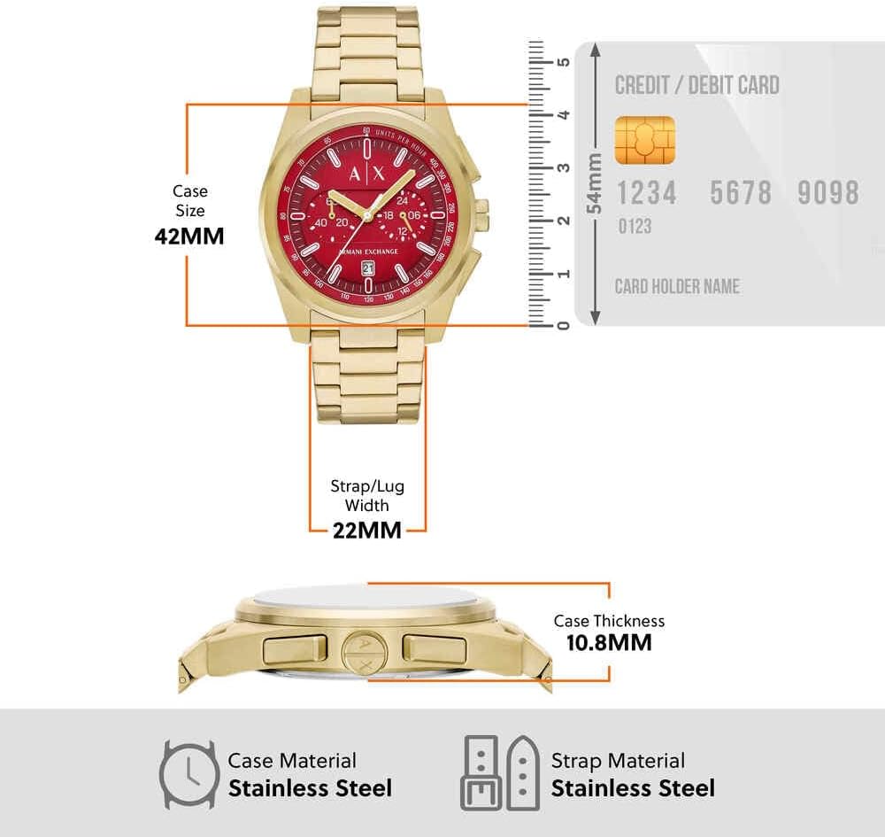 Thumbnail 6 de Armani Exchange AX2863: Orologio cronografo da uomo, cassa 42 mm in acciaio inox