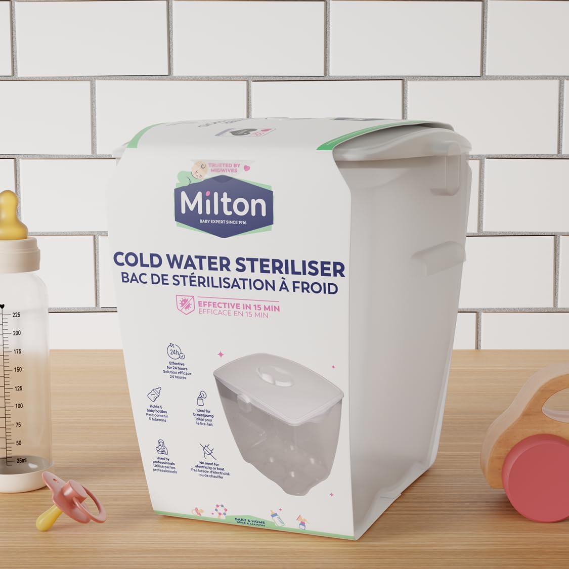 Detalle 2 de Milton Sterylizator zimnej wody, 5 l, do 6 butelek i akcesoriów