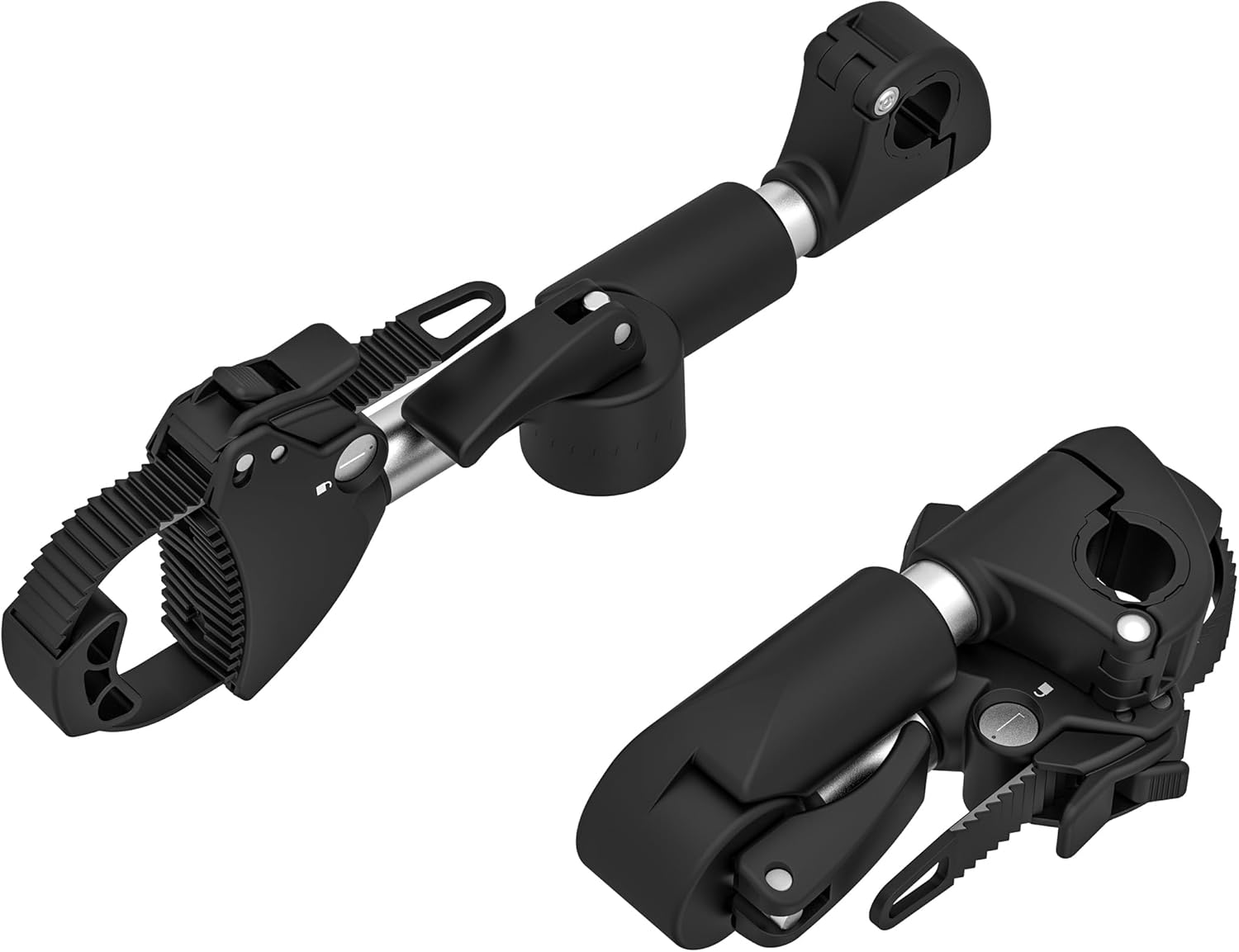 Thumbnail 2 de EUFAB 11247 Verstellbarer Strap-Rahmenhalter 27 cm – Schwarz/Silber