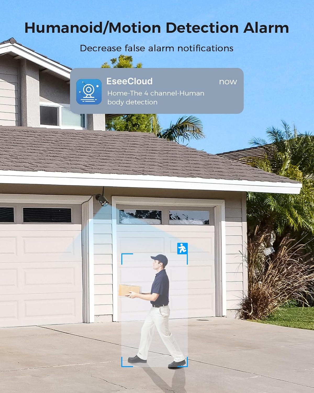 Thumbnail 4 de Hiseeu 8-Camera Wireless Security Camera System with 5MP HD, No Monthly Fees, 3TB HDD, IP66 Weatherproof