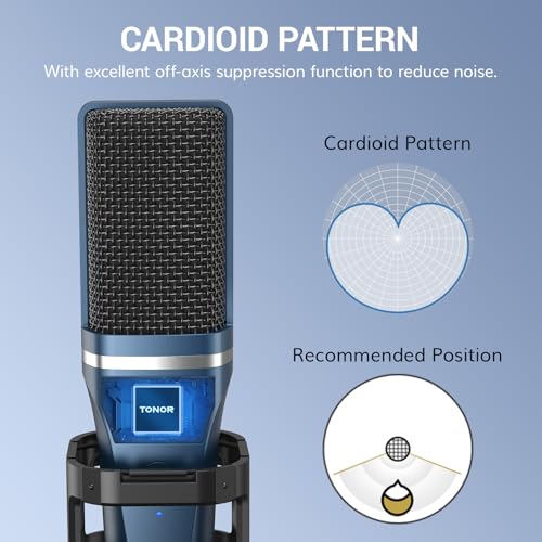 Detalle de TONOR TC-777 USB Podcast Microphone Review
