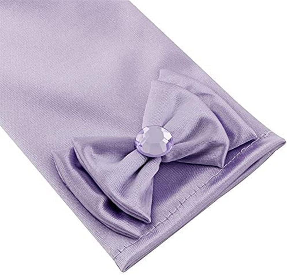 Detalle de Vicloon Set Costumi da Principessa con Tiara, Bacchetta, Guanti e Gioielli per Bambina (8–9 pezzi) in Giallo/Purple/Rosa/Blu
