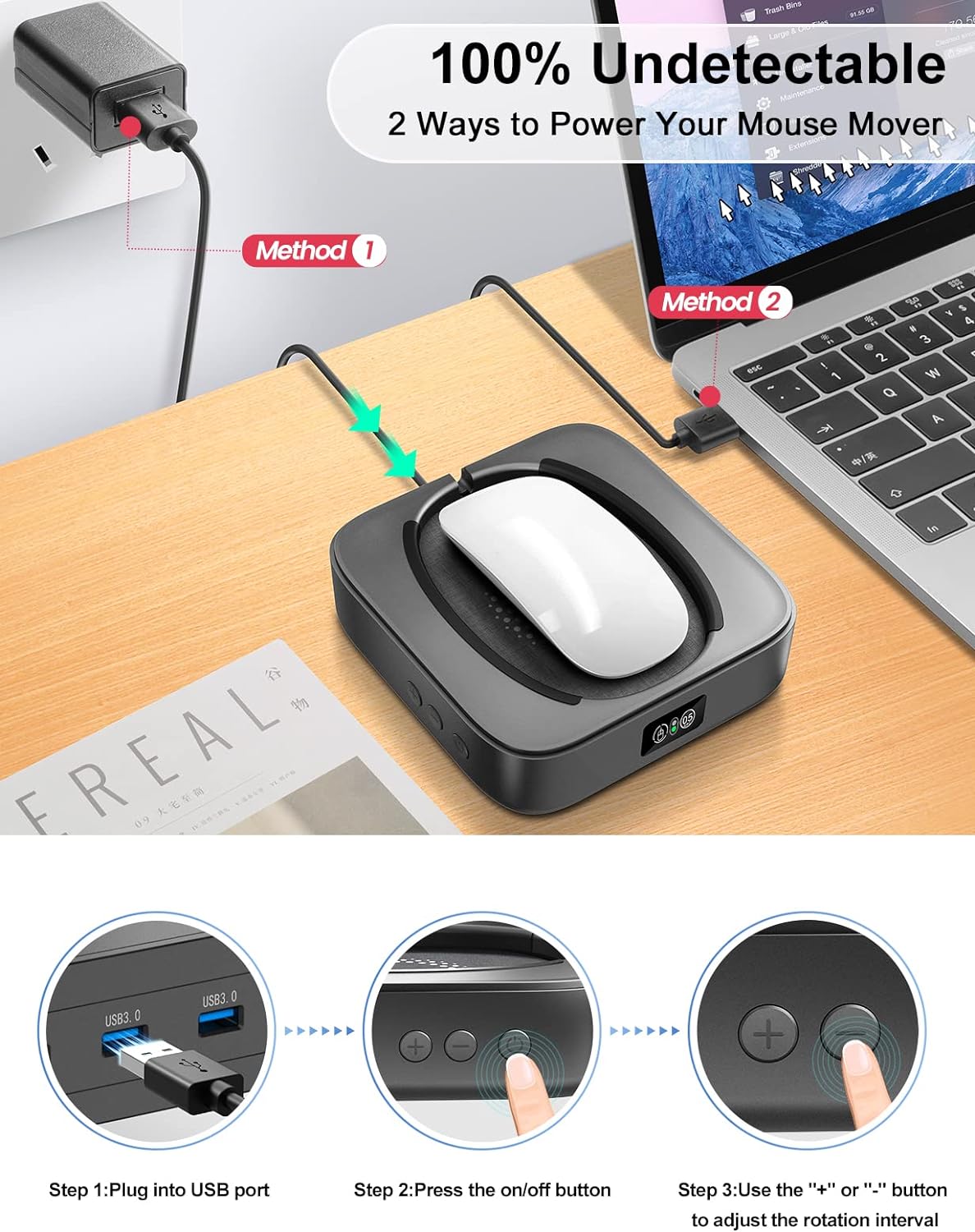 Thumbnail 6 de Meatanty Mouse Mover Undetectable