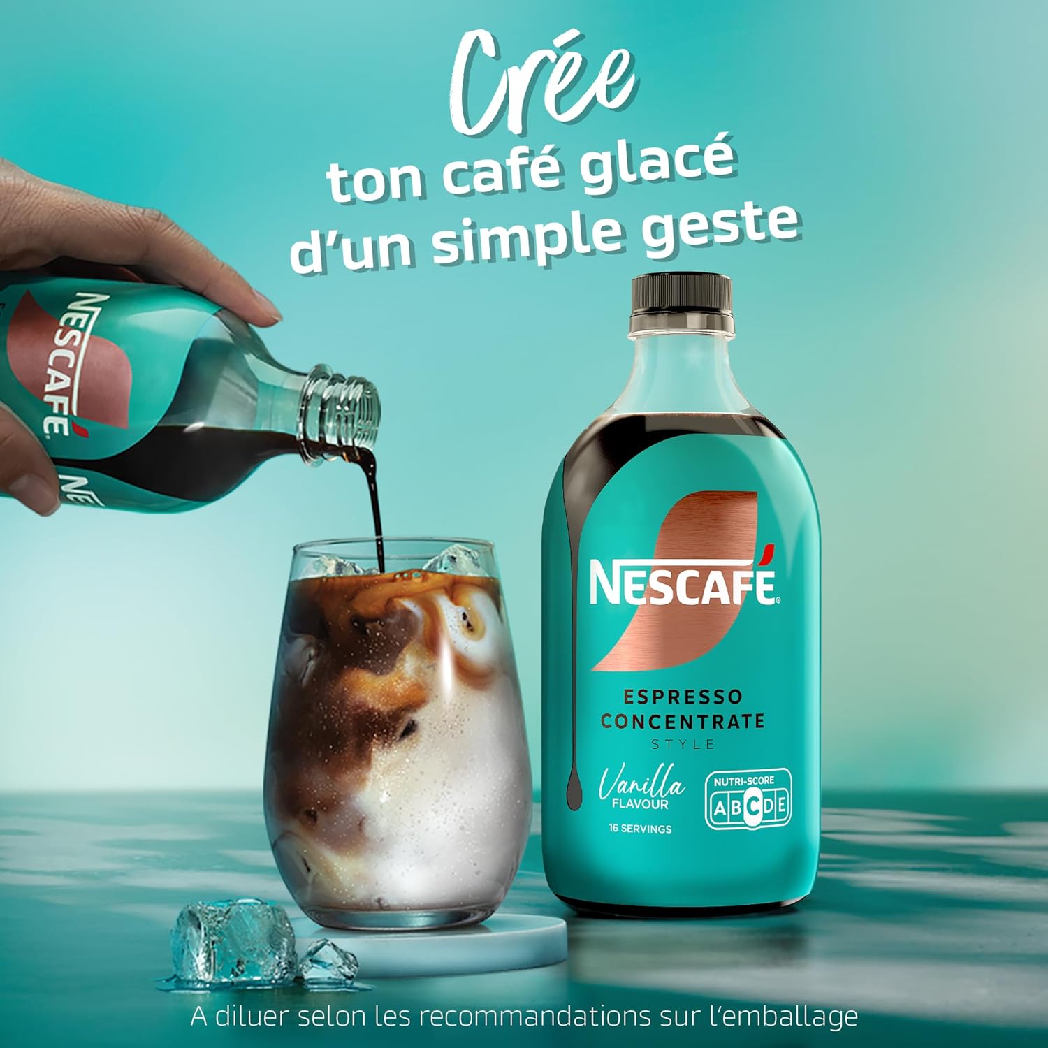 Thumbnail 1 de NESCAFÉ Espresso Concentrate Vanille – concentré de café glacé à diluer, 500 mL