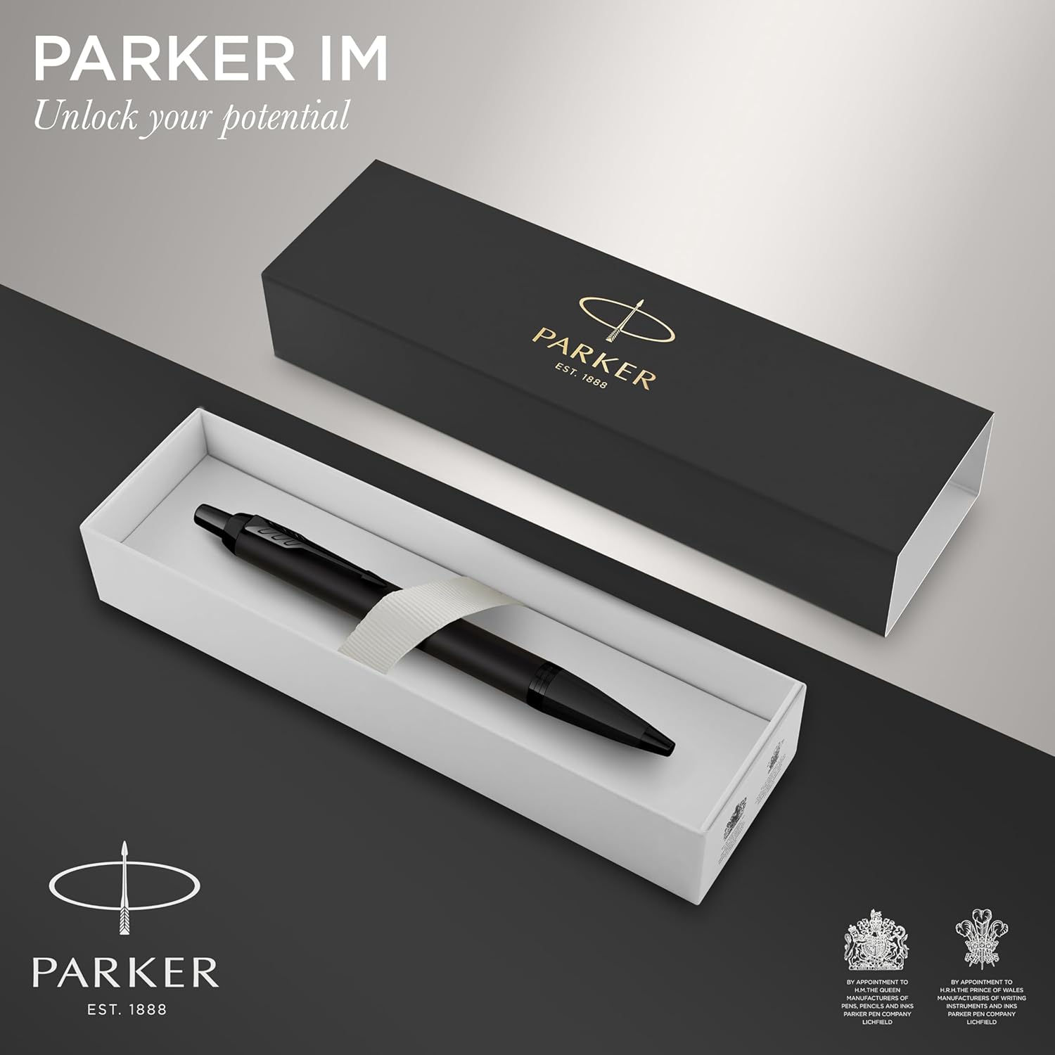 Thumbnail 1 de Parker IM ballpoint pen, matte black, medium