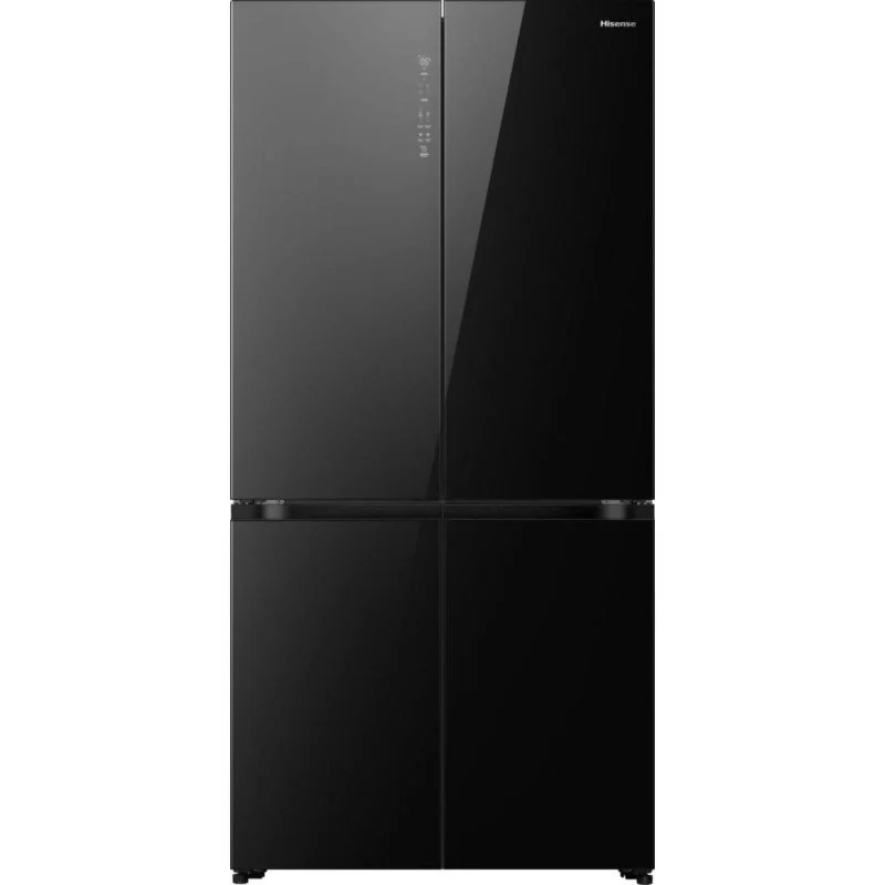 Detalle de Frigorífico Americano Hisense RQ768N4GBE Total No Frost 591 L – Cristal Negro
