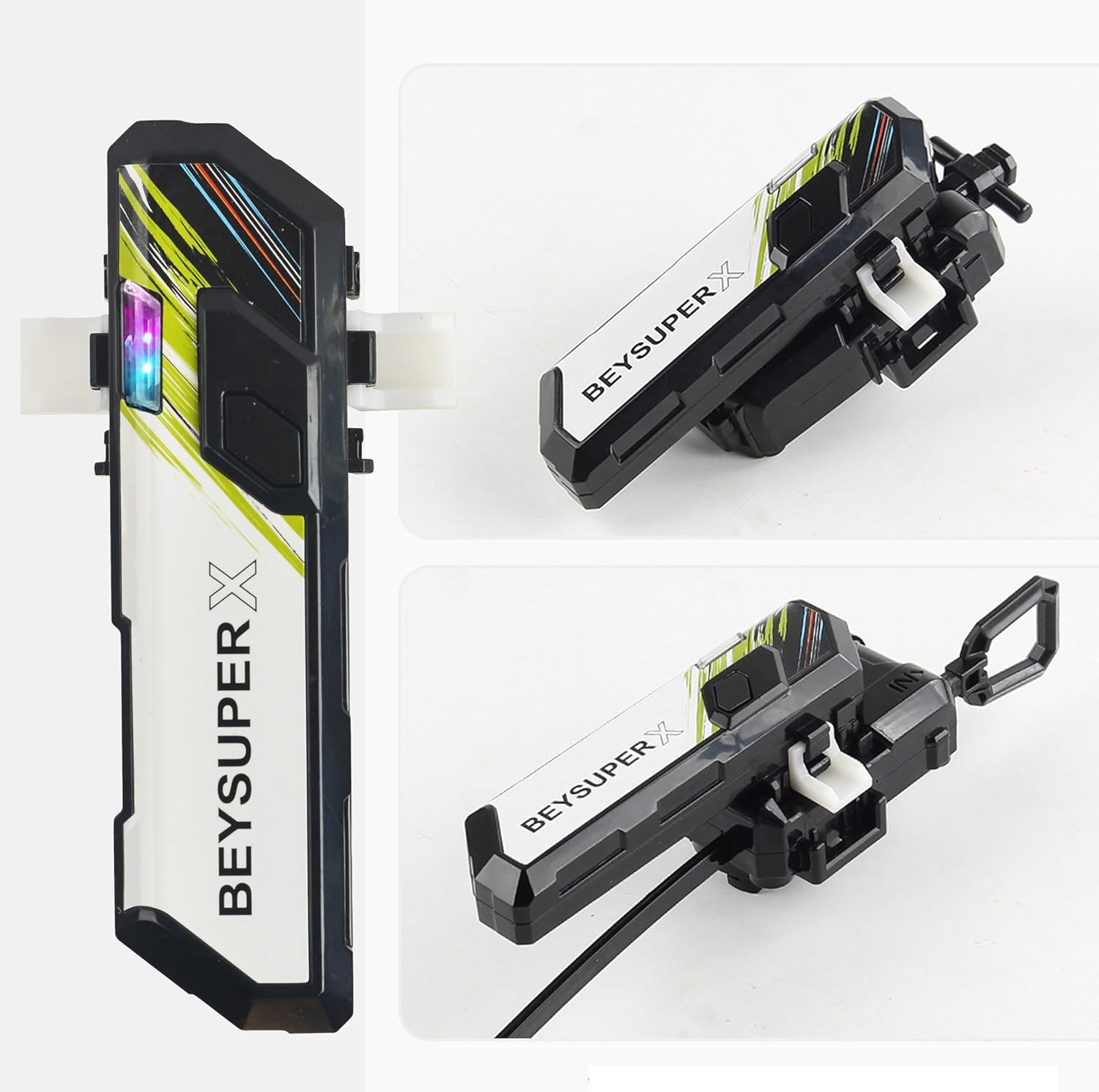 Thumbnail 1 de MUSTYBELT Battling Top Burst Gyro Toy Set (12 tops + 2 two-way launchers) for ages 6+