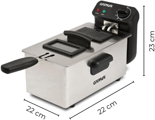 Detalle 2 de G3 Ferrari Pastella G1020300 – frytkownica 3 l, 2000 W, 130–190°C