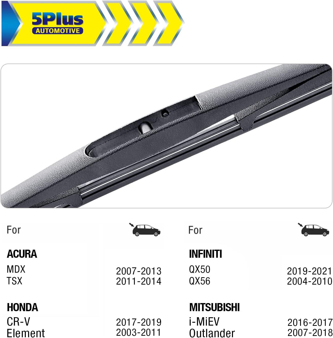 Detalle 2 de 5 PLUS 12" Rear Wiper Blade for Honda CR-V