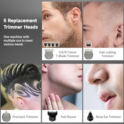Thumbnail 5 de 822 Cyan 5-in-1 Beard Trimmer for Men 🪒