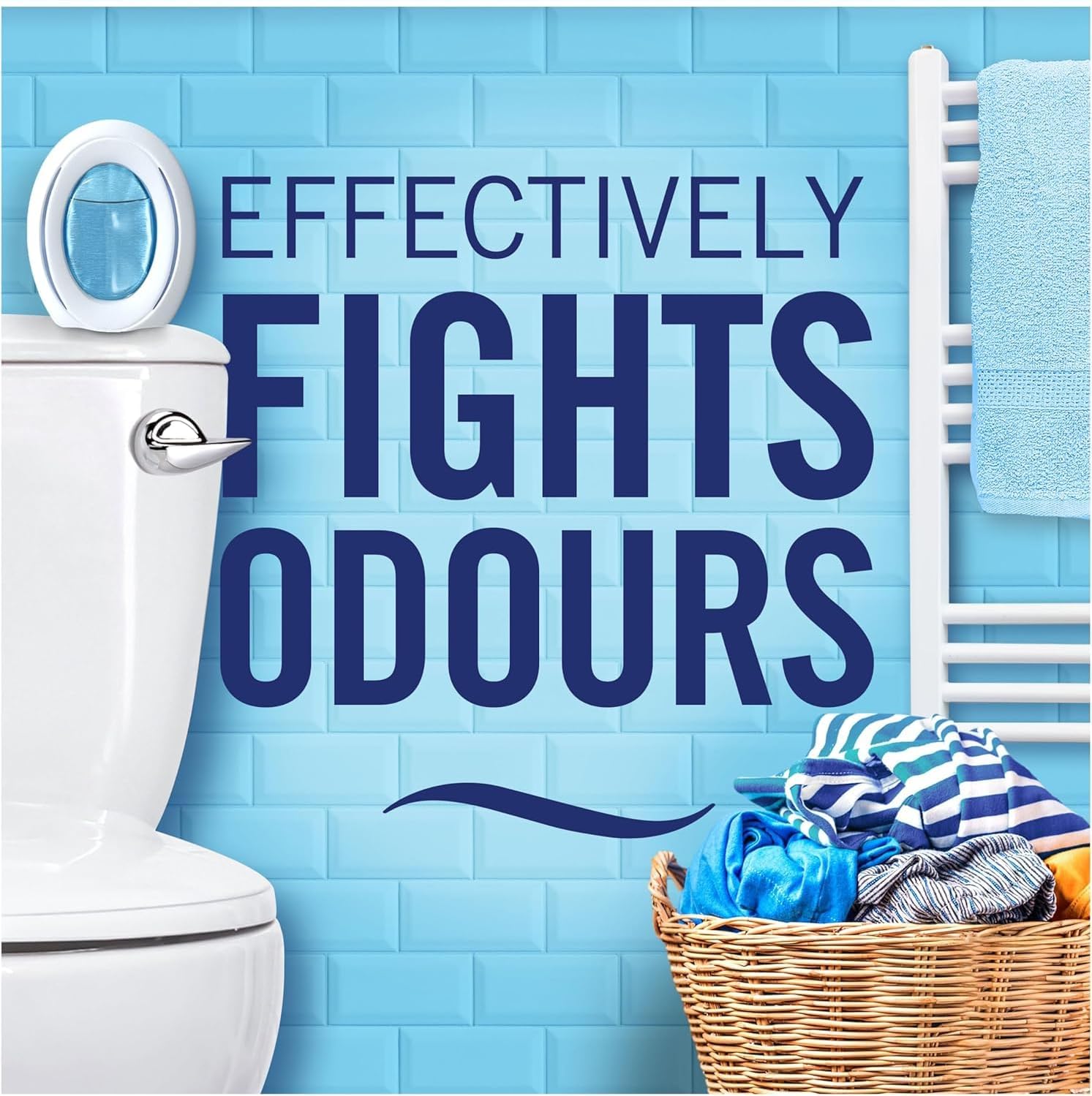 Thumbnail 1 de Febreze Bathroom Air Freshener Cotton Fresh | 8 Units