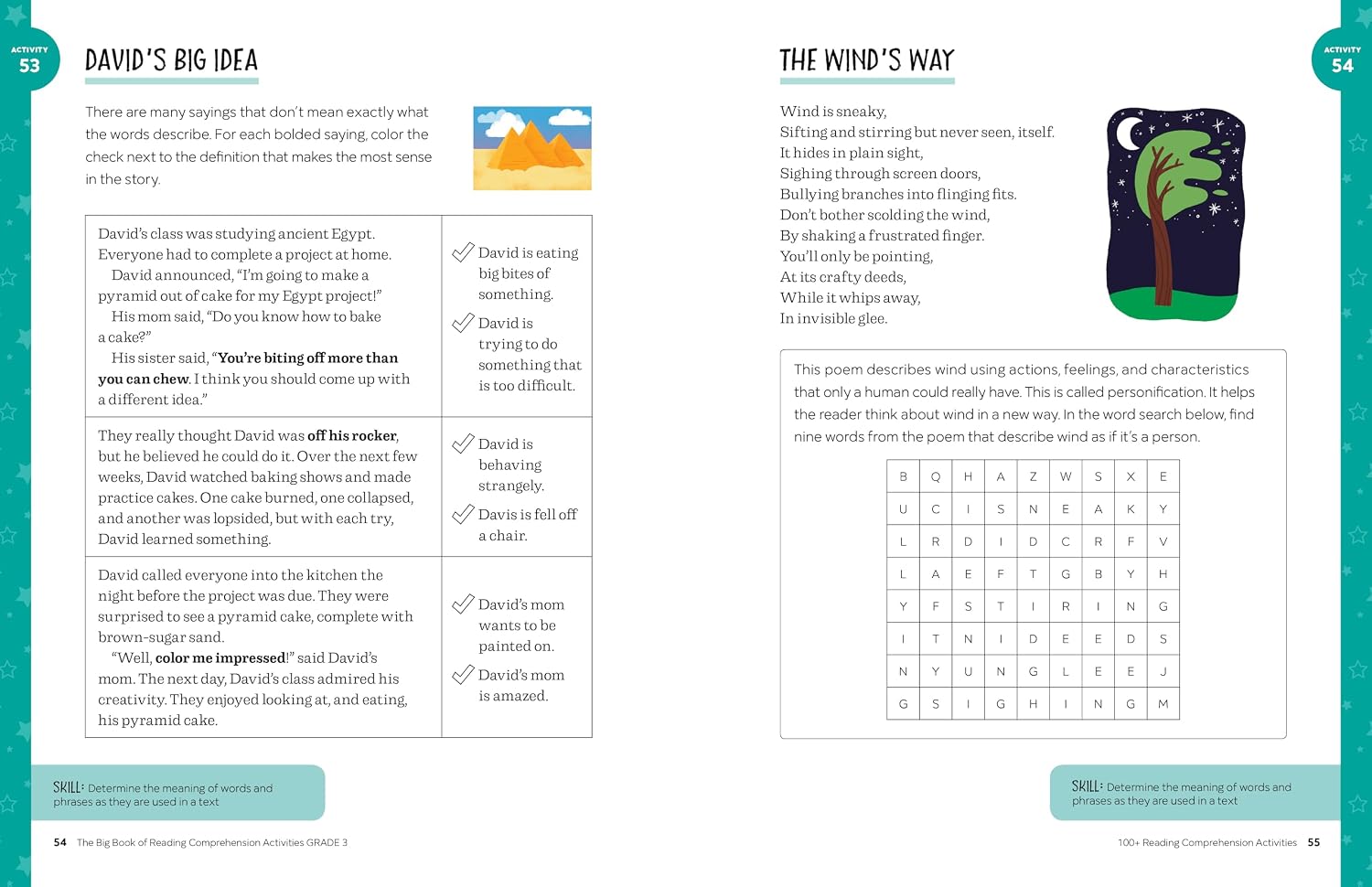 Thumbnail 2 de The Big Book of Reading Comprehension Activities, Grade 3: 100+ Activities