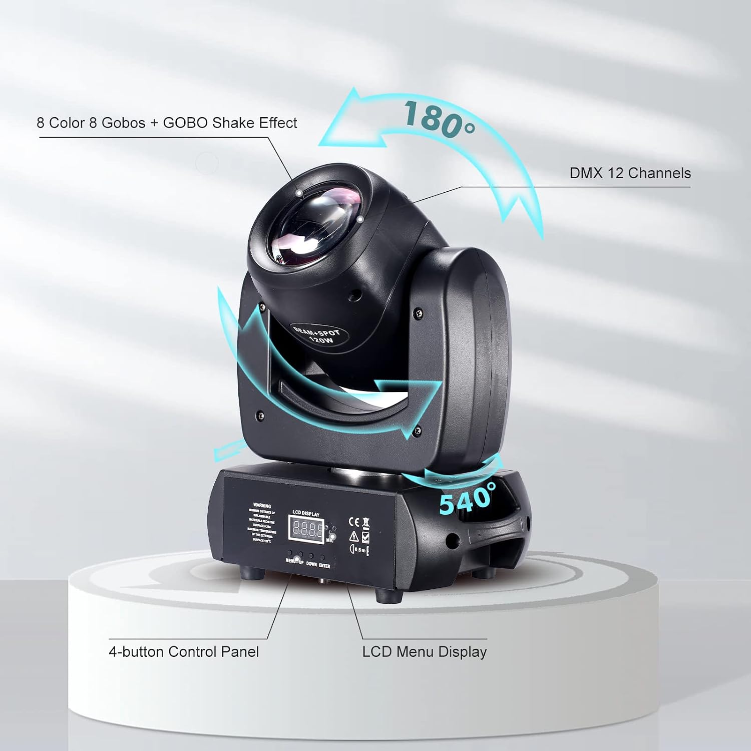 Thumbnail 3 de LED Moving Head Light 120W
