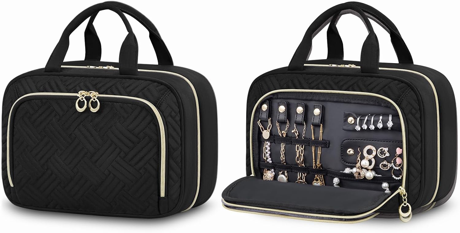 Thumbnail 6 de Kulturtasche für Damen LOVEVOOK von Kulturtasche Damen mit 360° drehbarem Haken – faltbare, wasserdichte Kulturbeutel groß