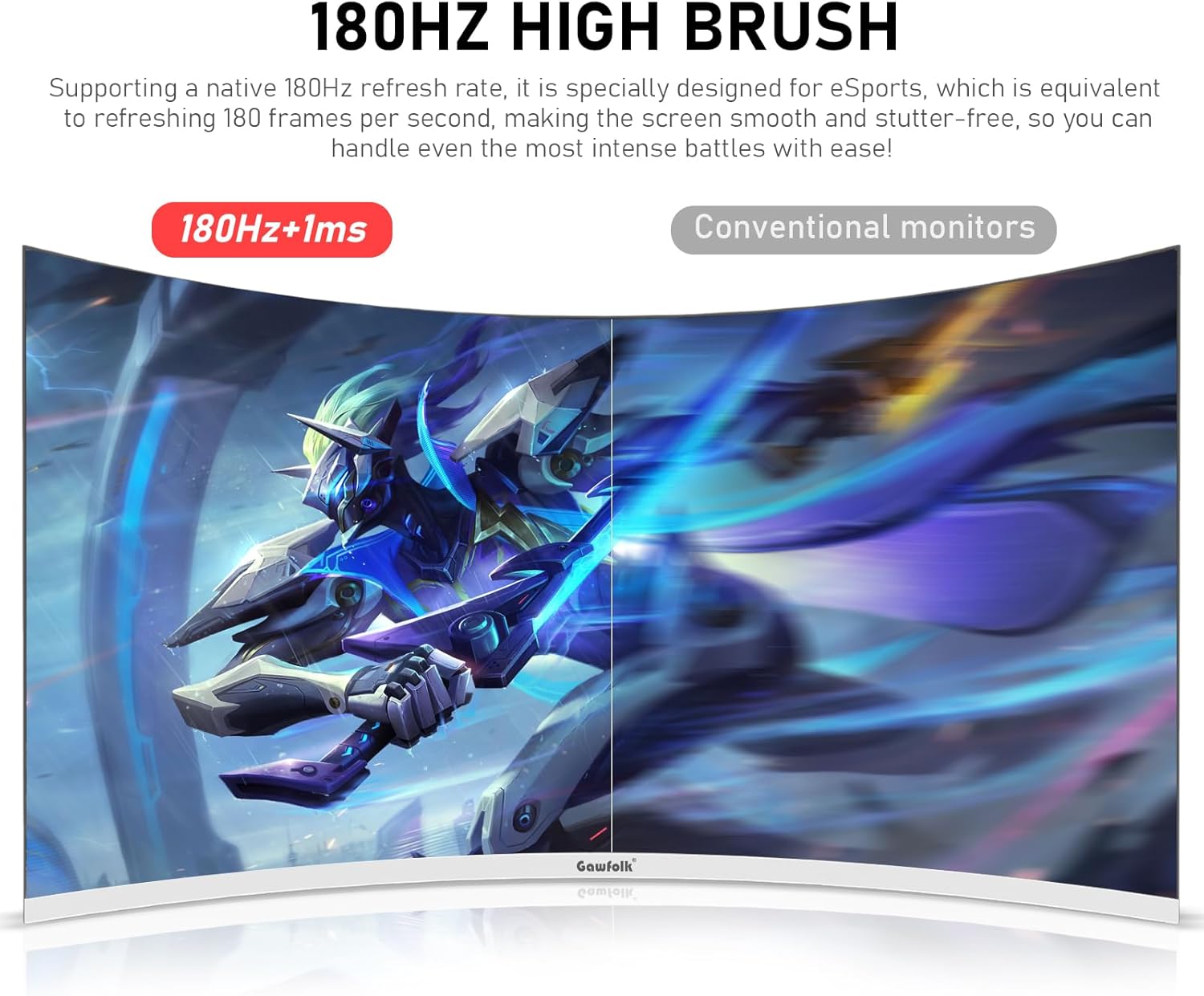 Thumbnail 1 de Gawfolk 27 Inch Curved Gaming Monitor
