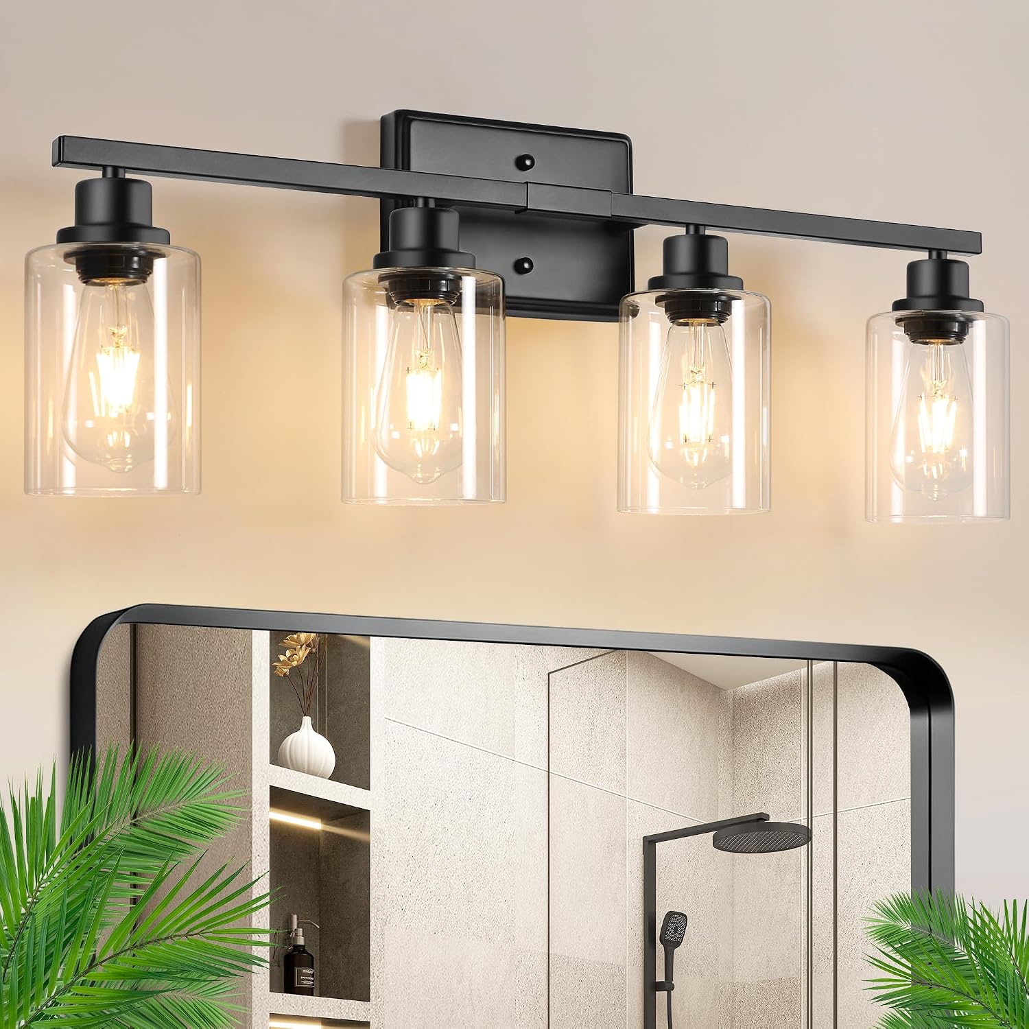 Detalle de Ascher Bathroom Vanity Light, 4-Light