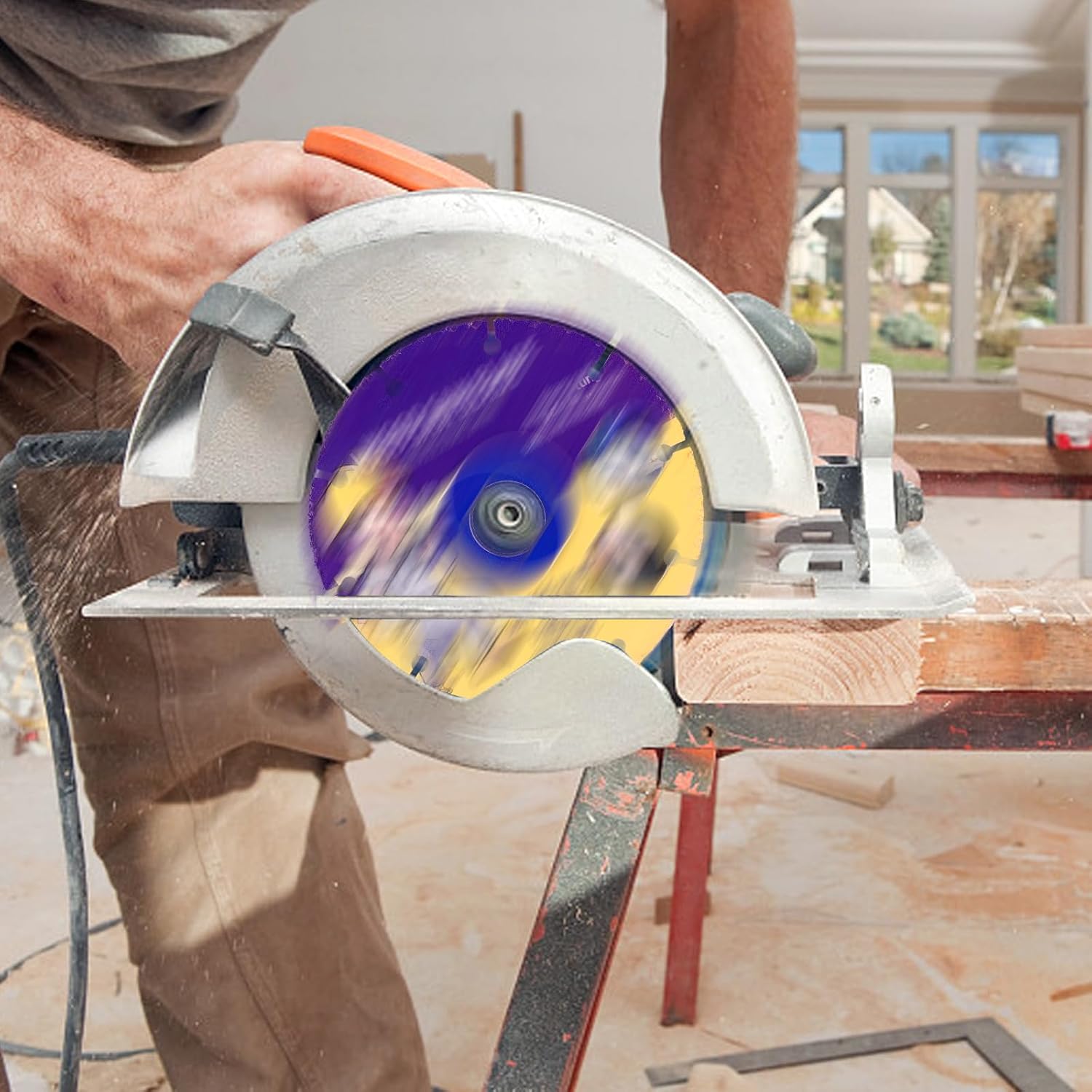Thumbnail 4 de Indrnif 2x Sägeblatt für Winkelschleifer 115 mm (Hartmetall/Flex) – Trennscheibe für Holz & weitere Materialien