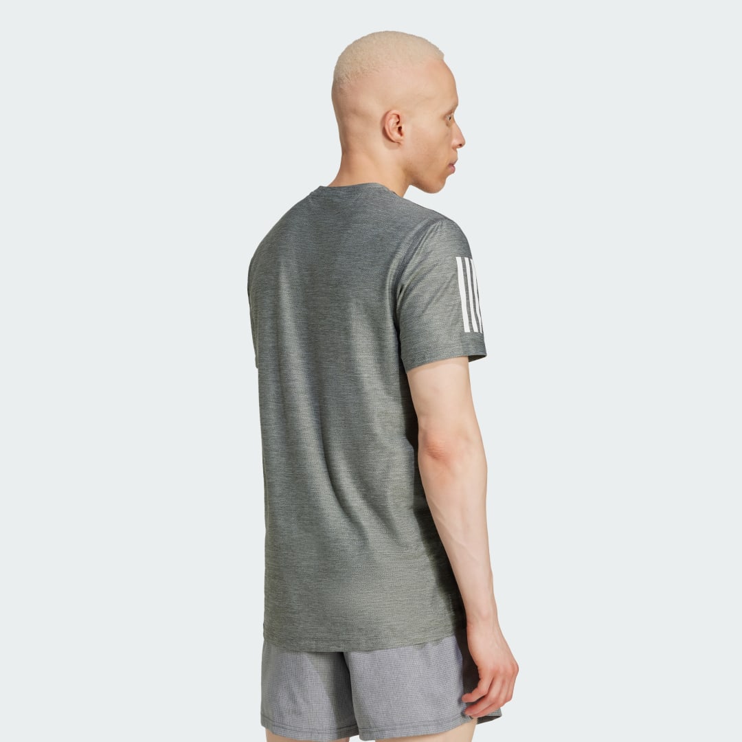Detalle de Camiseta Own the Run de Adidas - Gris