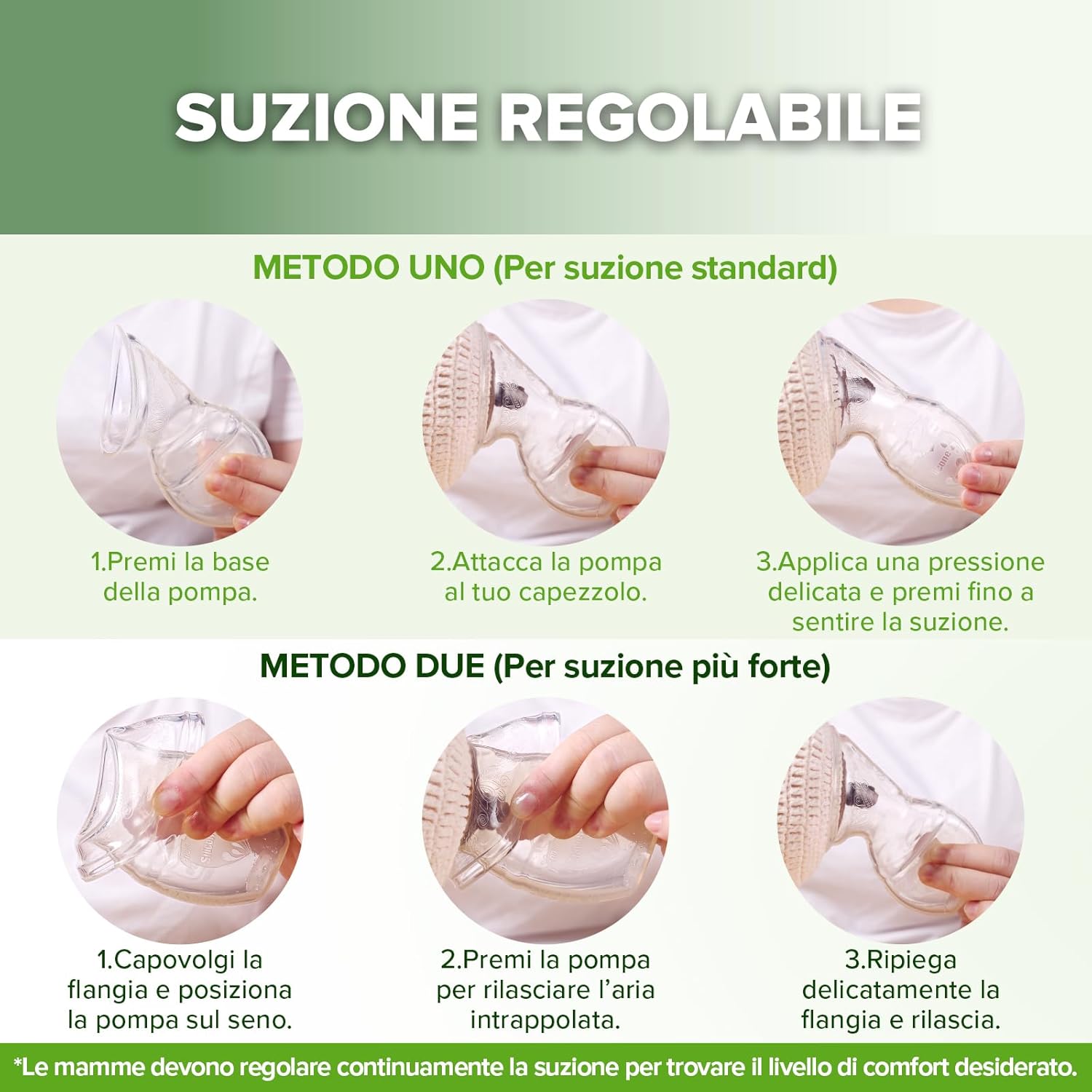 Thumbnail 2 de Haakaa tiralatte manuale da 100 ml in silicone alimentare (trasparente) senza BPA