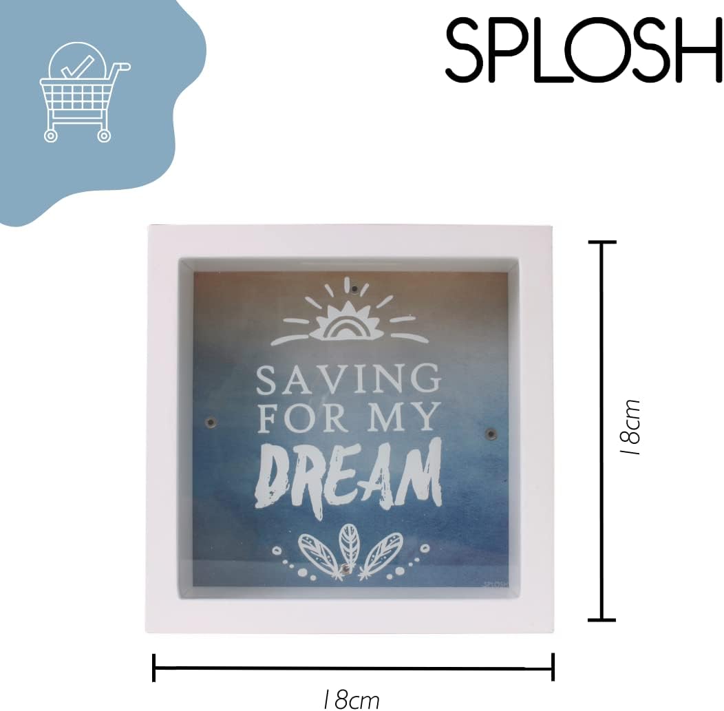 Thumbnail 2 de Splosh Saving For My Dream Fund money box for adults (decor money tin)