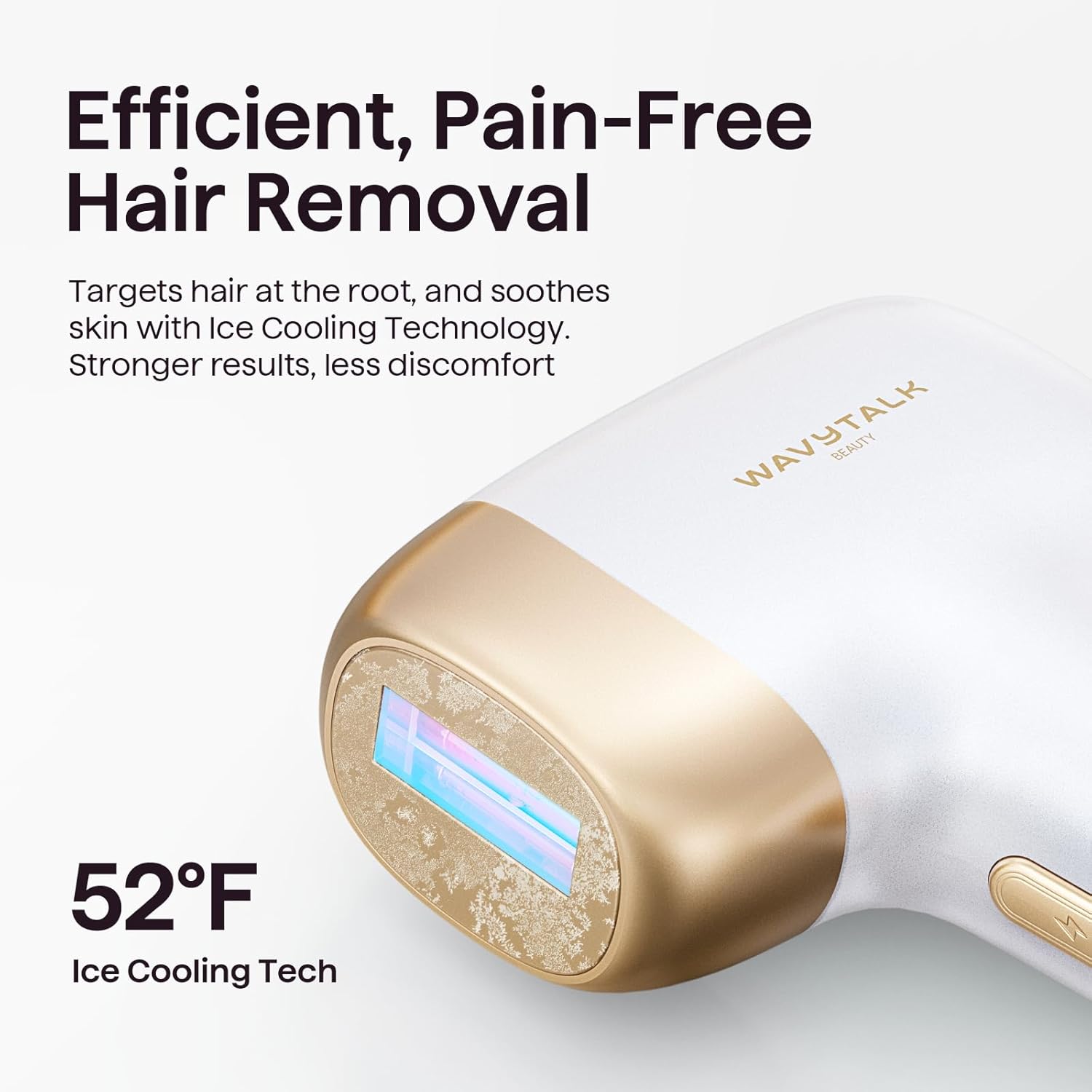 Detalle de wavytalk IPL Hair Removal Device (Bare It) for Face, Body & Bikini — Corded, White