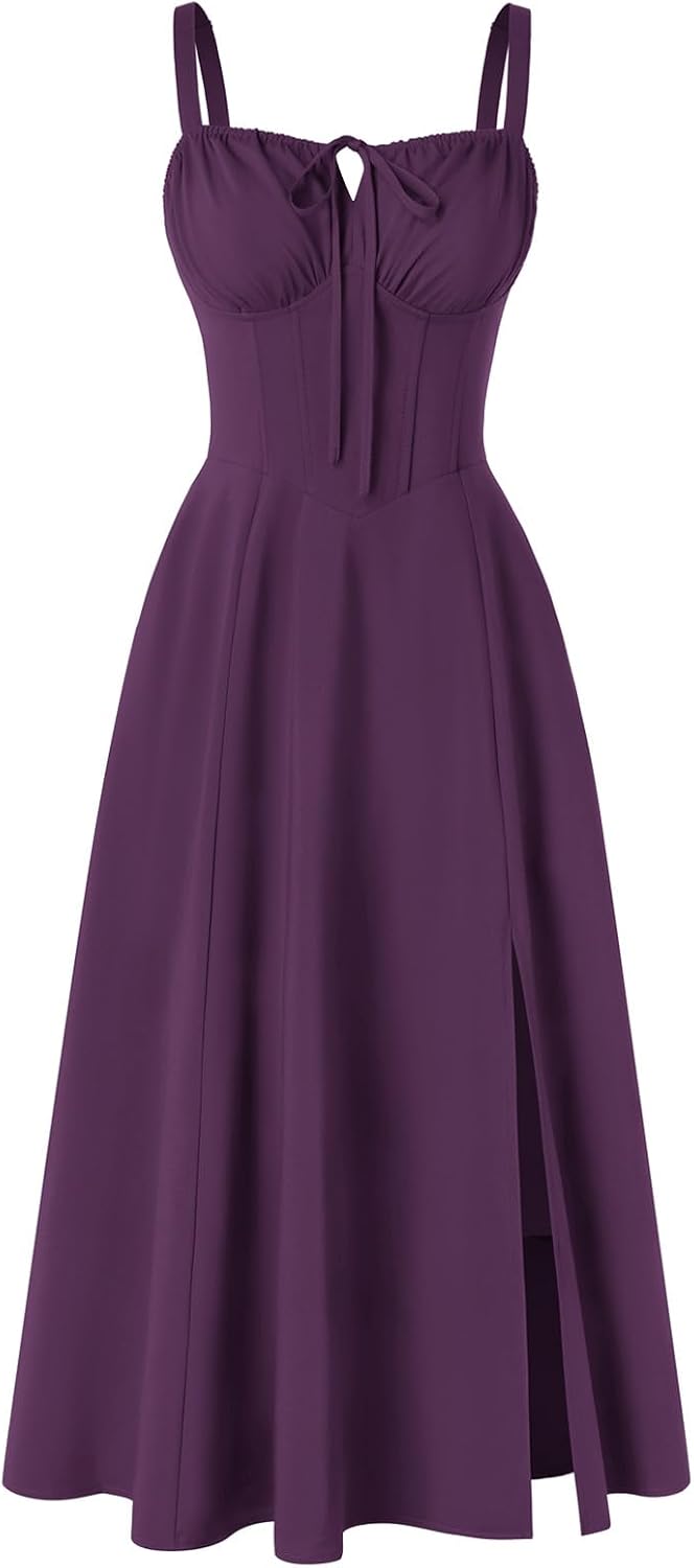 Detalle de Scarlet Darkness Corset Dress Midi