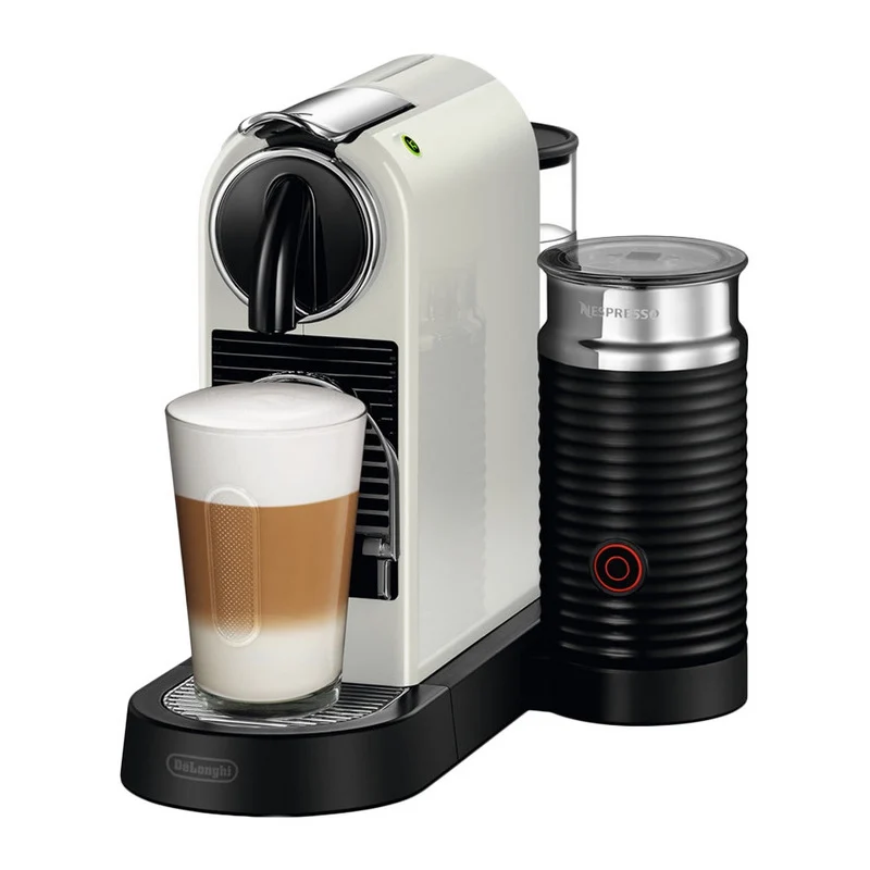 Detalle de DeLonghi Citiz EN 267 cafetera Nespresso blanca
