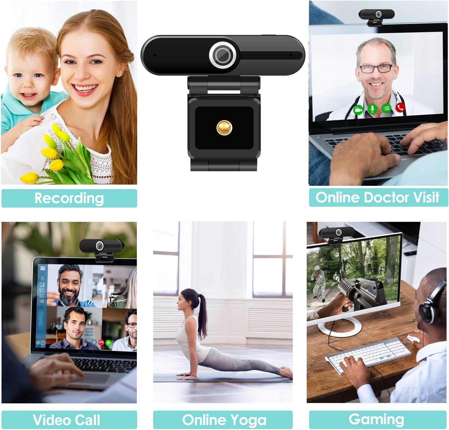 Thumbnail 6 de ToLuLu Webcam 4K 8MP with Microphone