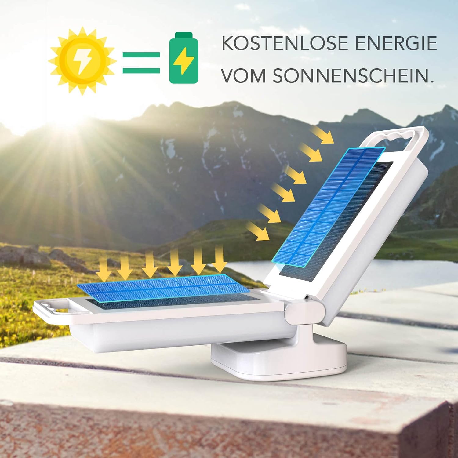 Detalle de Lepwings 48 LED Campinglampe mit 6000 mAh