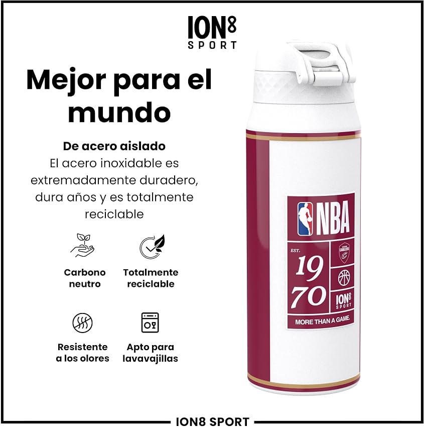 Thumbnail 4 de ion8 NBA Cleveland Cavaliers Botella térmica 750 ml 🚰