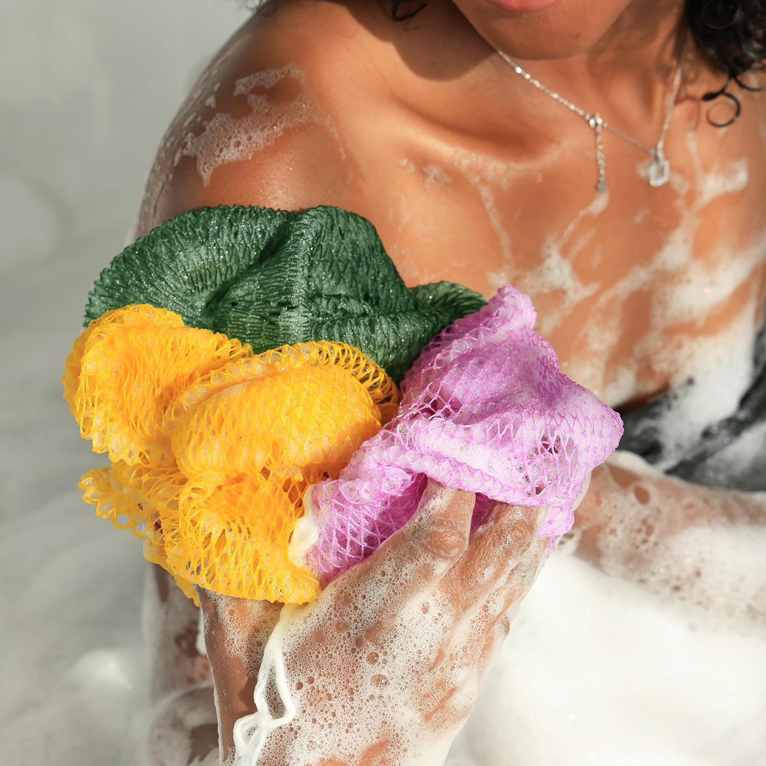 Thumbnail 6 de Real African Net Sponge 2-pack exfoliating sponges