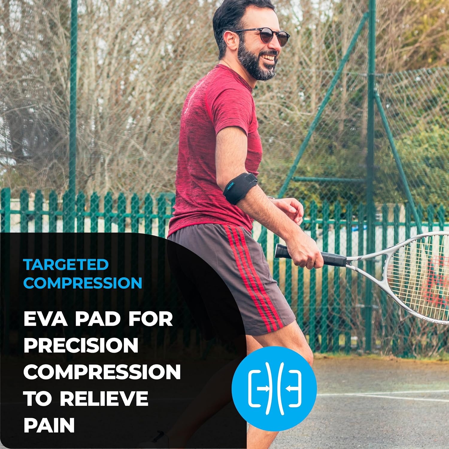Thumbnail 2 de VITTO Tennis Elbow Support Strap 1 Adjustable