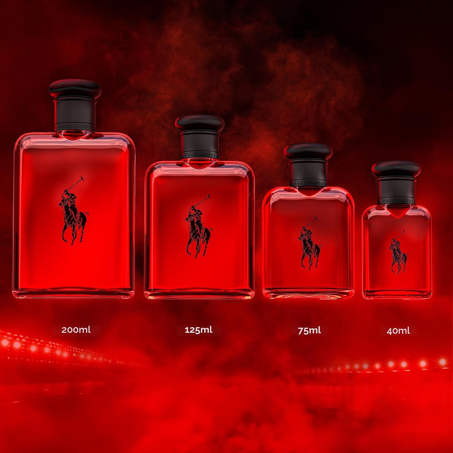 Detalle de Ralph Lauren Polo Red Parfum für Herren – würziger Duft mit Absinth, Blutorange und Zedernholz (125 ml)