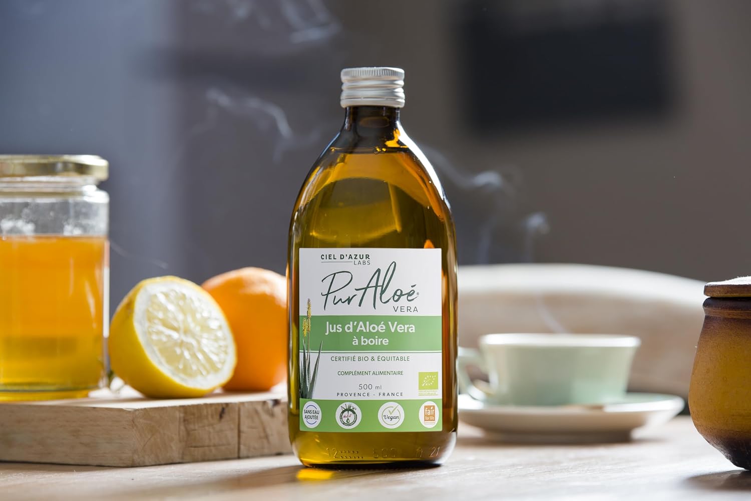 Detalle de Pur Aloé Jus d'Aloé Vera à boire 500 ml – Pur Aloé