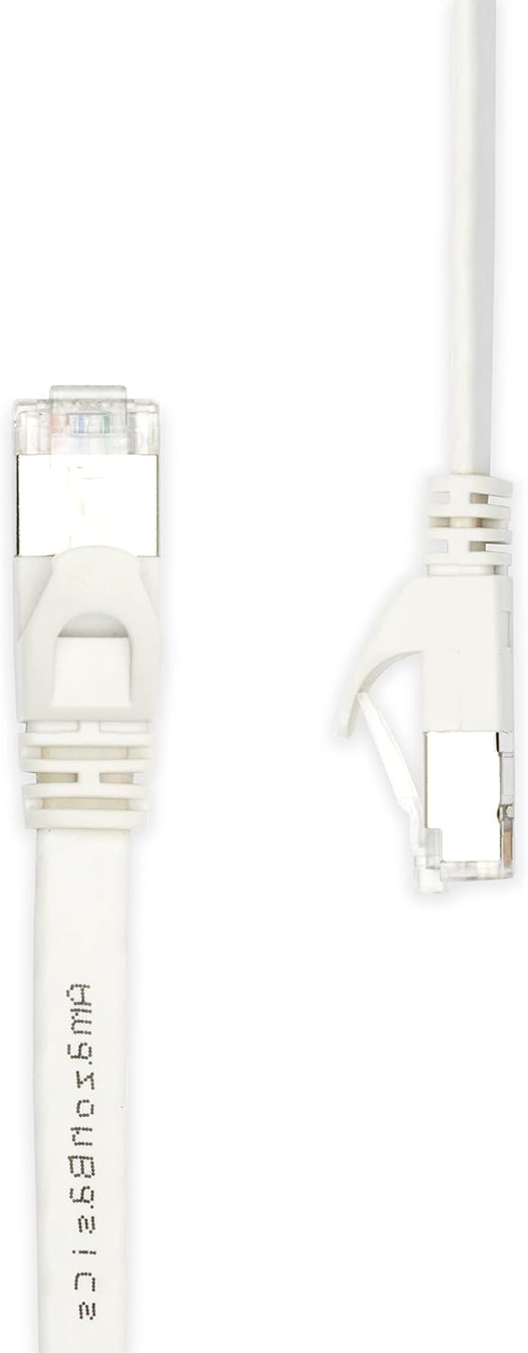 Detalle de Amazon Basics Cavo Patch RJ45 Cat-7 piatto 15,2 m – connessione affidabile per rete domestica
