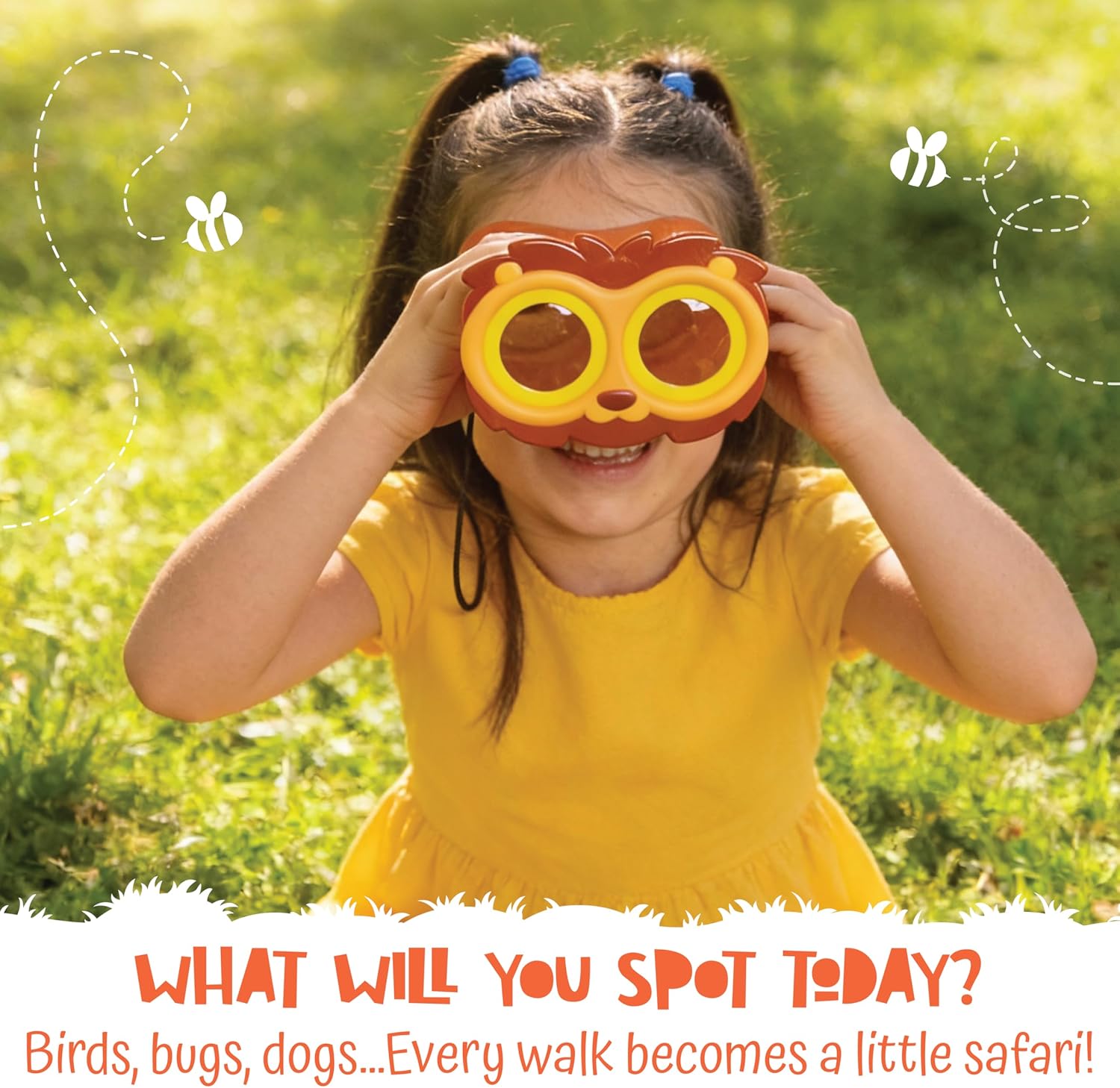 Detalle de Peekimals Kids Binoculars Lion Roar