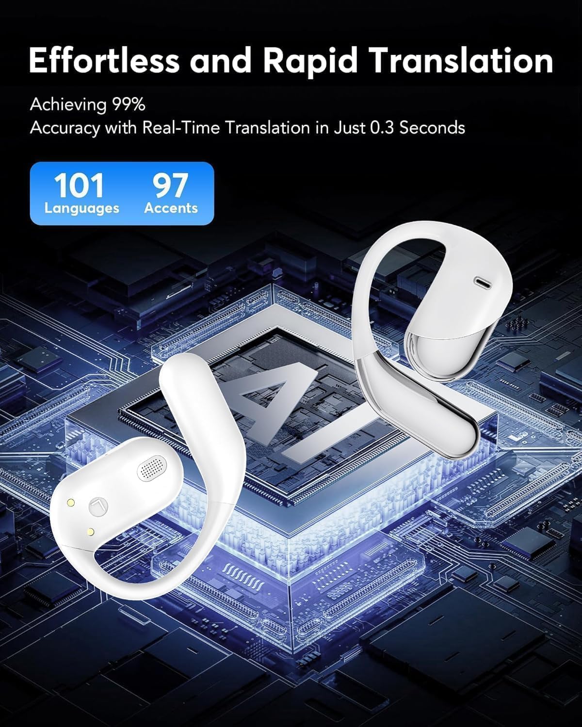Detalle 2 de Translation Earbuds with 198-Language Support