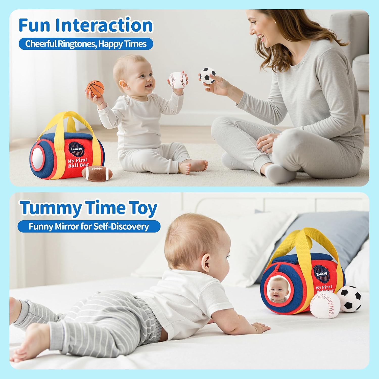 Detalle 2 de Baby Sports Toy Set, Four Sensory Balls