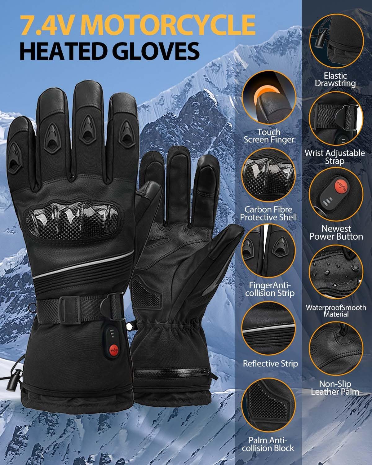 Detalle 2 de Olutula Heated Gloves 3000mAh