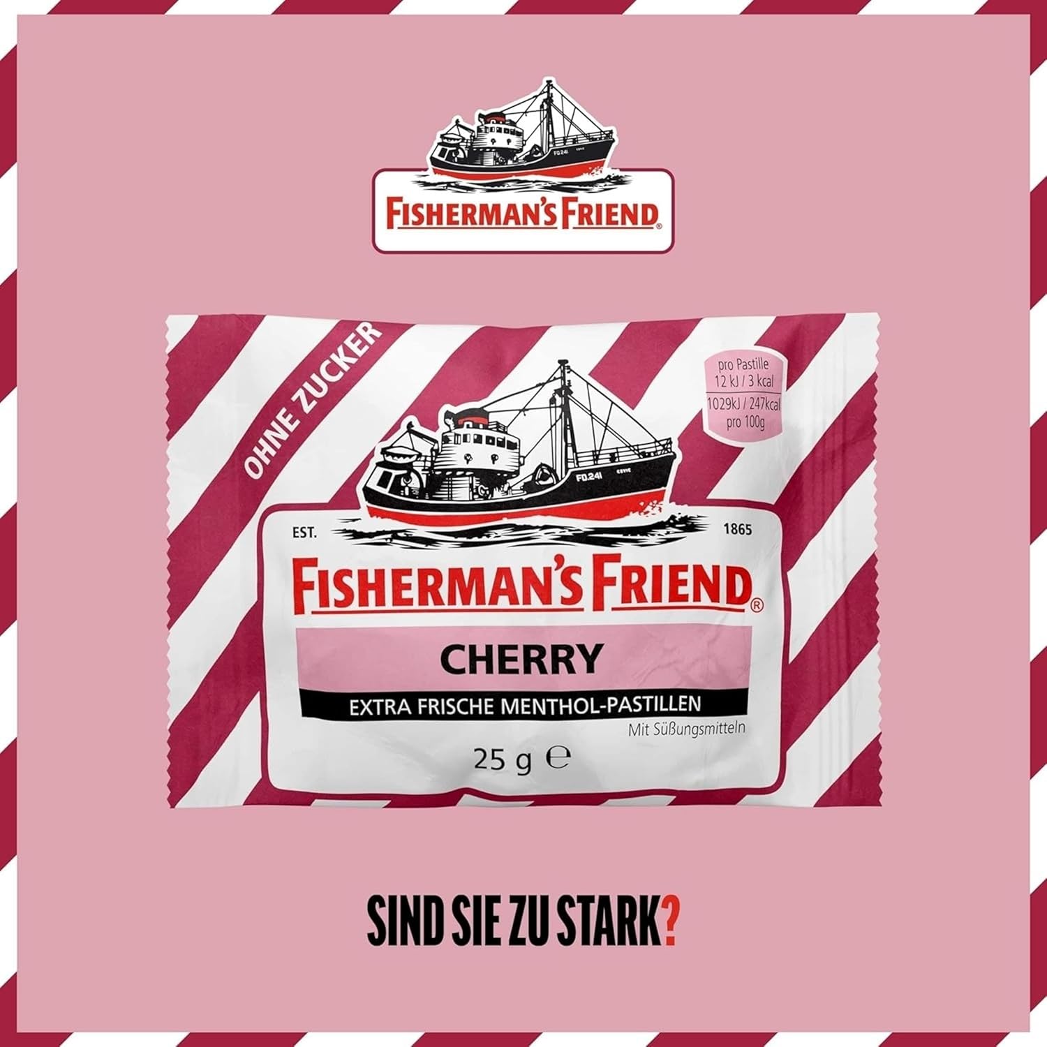 Thumbnail 1 de Fisherman’s Friend Cherry 24er Vorratsbox (Kirsche & Menthol), zuckerfrei & vegan