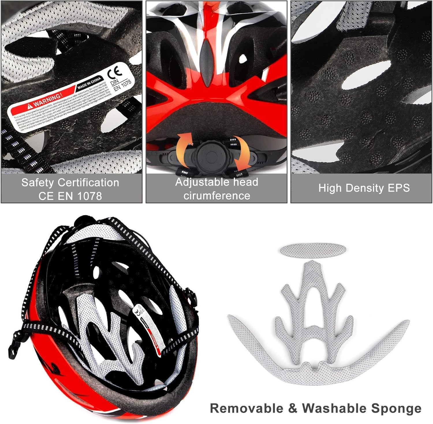 Detalle de RaMokey Cycle Helmet 18-vent