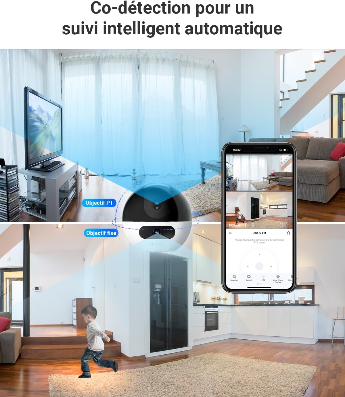 Thumbnail 3 de EZVIZ C7 4MP Caméra intérieure
