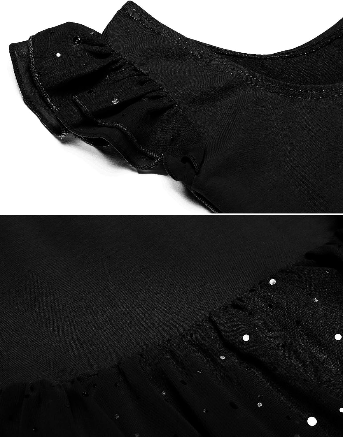 Detalle 2 de Trudge Girls Ballet Dress with Ruffle Sleeve and Chiffon Skirt