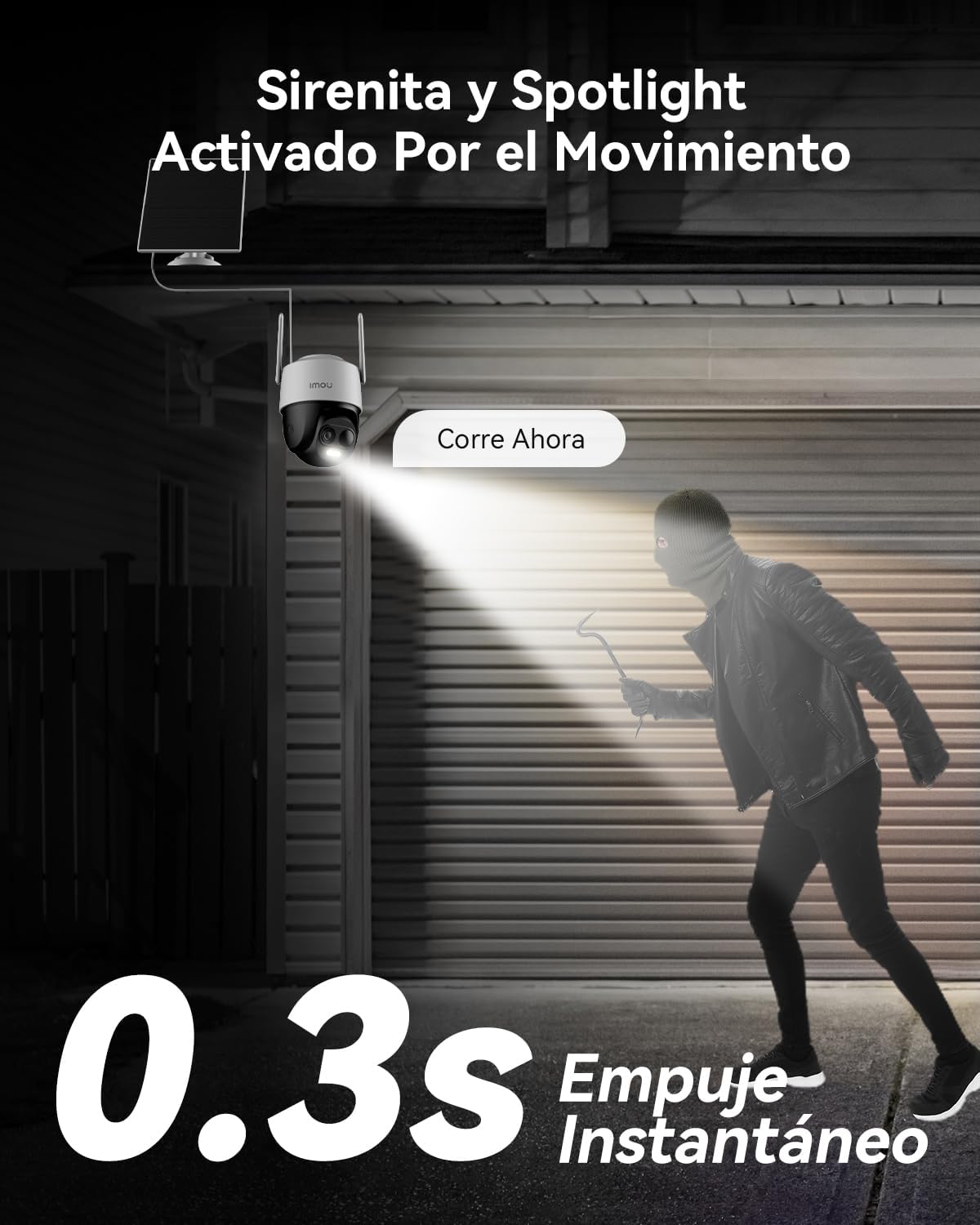 Detalle 2 de Imou Cell PT 2C Cámara WiFi 3K 5000mAh
