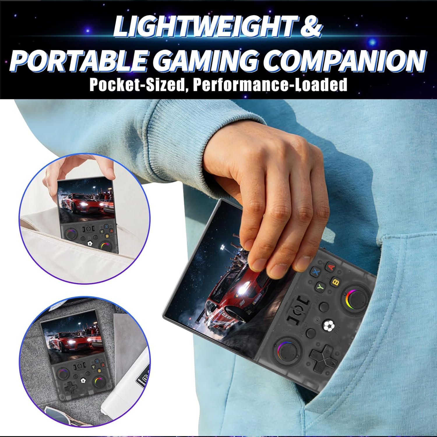 Thumbnail 6 de Blidinner 2026 NEW Upgrade R36MAX II Retro Handheld: 4.5-inch HD Screen, 18,000+ Games, 4000mAh Battery