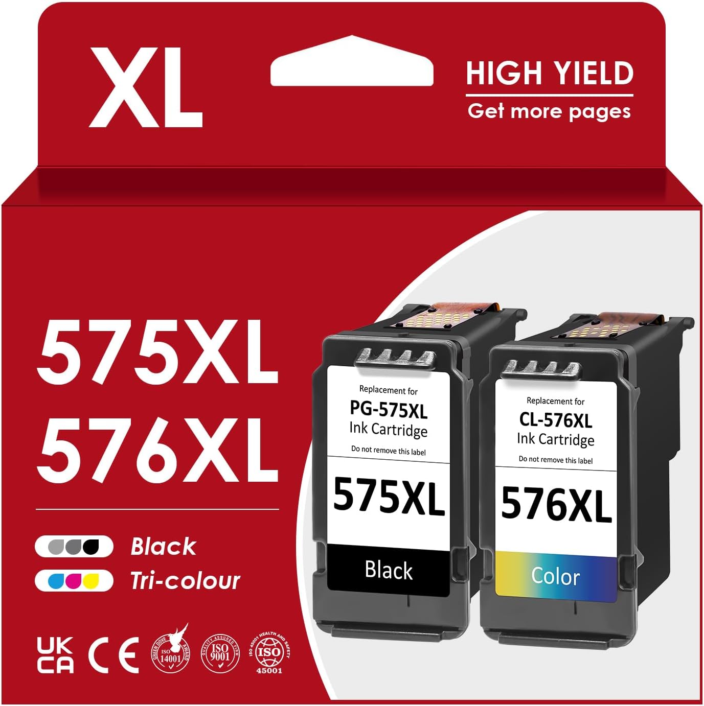 Detalle de ZENOINK 575 XL / 576 XL Ink Cartridges for Canon PIXMA: A Pragmatic Replacement Option