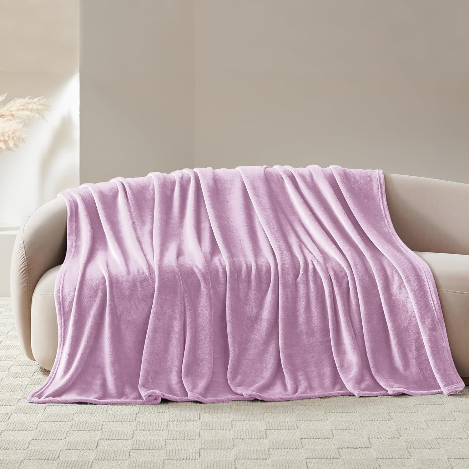 Detalle 2 de WAVVE Blanket Single 130x150cm purple throw