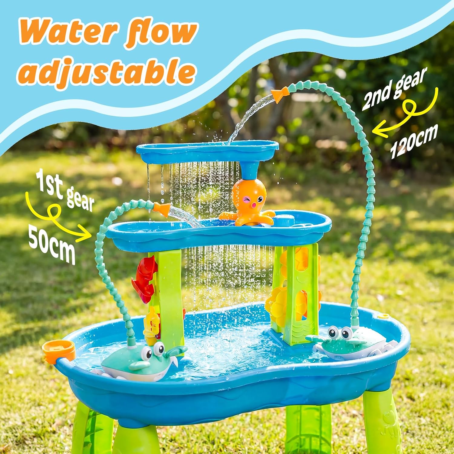 Thumbnail 1 de Crab Water Table Pump (5400mAh Rechargeable) with IP67 Waterproofing and 3 Spray Modes