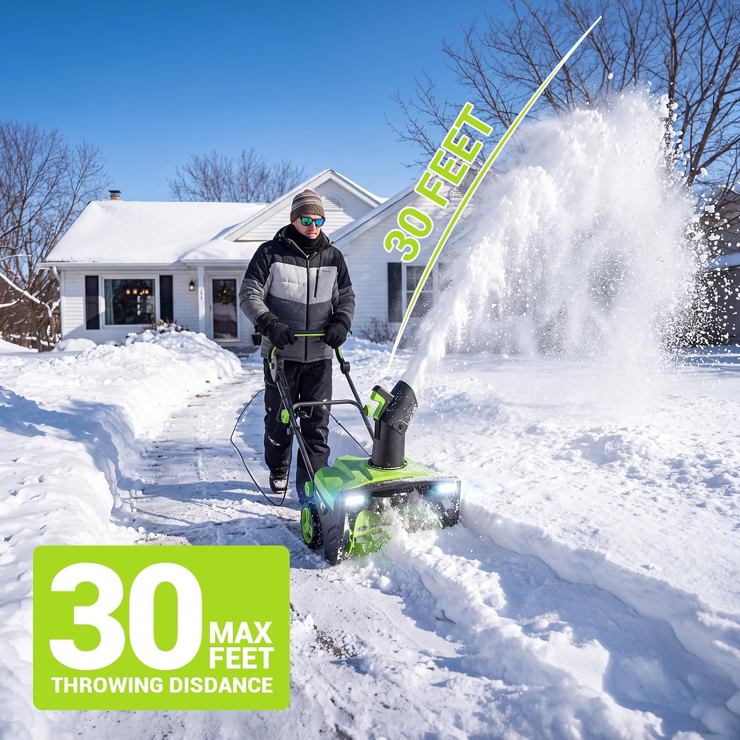 Thumbnail 2 de STEELITE Corded Electric Snow Blower, 20-Inch